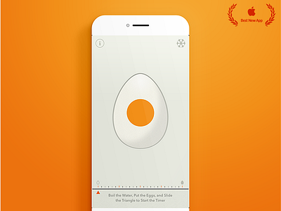 Egg Timer app egg ios mobile timer ui ux