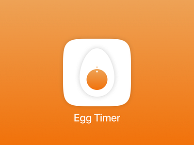 Egg Timer App Icon (Revisited) app app store app store icon design egg ios mobile timer