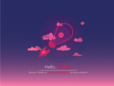 Hello dribbble! debut dribbble first hello shot