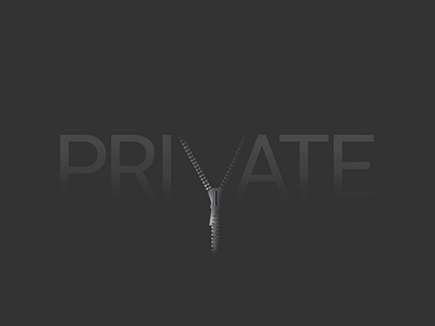 Privacy is a thing of the past border color grey privacy text type typography zipper