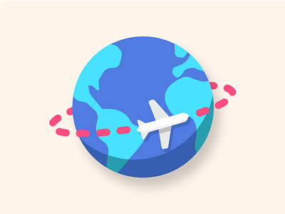 Off to go do one of my favorite things, traveling 2d 3d airplane globe illustrator travel traveling vector wanderlust world