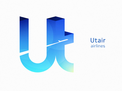 Utair airlines logo: my vision. Mod. 1 airlines logo