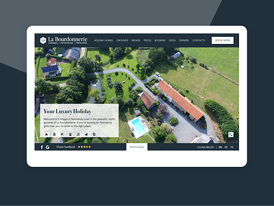 UI, IxD, Redesign for Holiday Rental Cottages Website