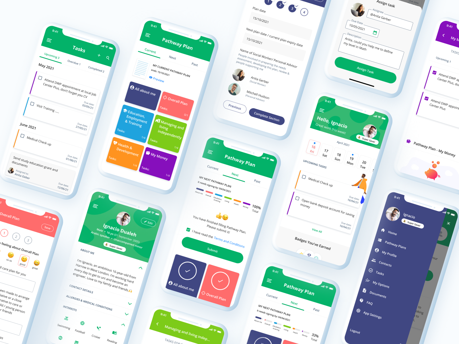 UX/UI Design Social PWA Pathway Plan App by Alona Lagodzia on Dribbble