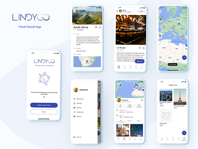 UX/UI Travel App app app design design illustration mobile design social app travel app ui user experience visual design