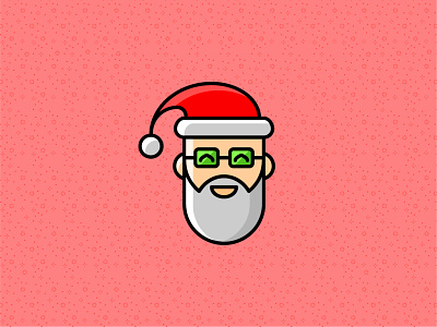 Christmas avatar claus icon icon design illustration santa vector