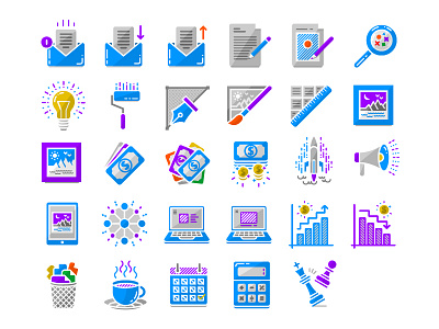 Creative Process Icon Collection