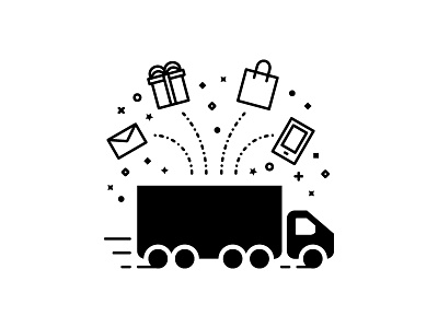 Delivery Icon business buy delivery ecommerce gifts icon icon design icon set online store order sales truck