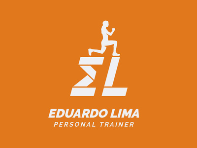 Eduardo Lima logo brand female fitness gym logo logodesign logotype personal branding personal trainer visual identity woman workout