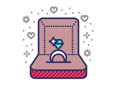Wedding ring fiance icon icon design icon set illustration marriage proposal ring valentines valentinesday vector wedding