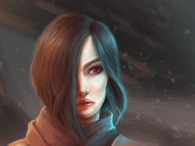 Diablo III fan art. Valla's portrait.