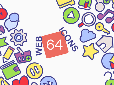 64 web icons.