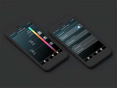 Air Quality Sensor APP gradient ui userinterface