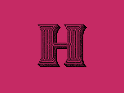 36 Days of Type - H 36daysoftype07 adobe goodtype handlettering handmade illustrator lettering theletteringcontinues typebytrade typegang
