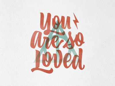 You are so loved. goodtype handlettering handmade harrypotter lettering overprint screenprint theletteringcontinues typebytrade typegang typematters typespire typism