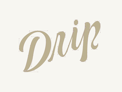 Drip custom drip goodtype handdrawn handmade illustrator lettering thedailyletter theletteringcontinues typegang typematters typism vectors