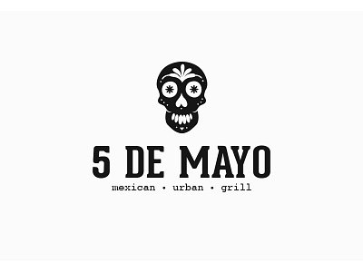 Mexican Restaurant Logo 5 branding cinqo de mayo day of the dead día de muertos logo mexican restaurant skull