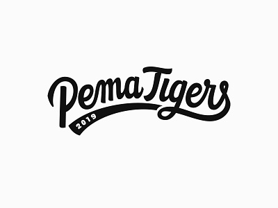 2019 Pema Tigers brand buddhist design goodtype hand lettering lettering logo pema pema chödrön pennant script thedailyletter tibetan tigers typegang typeism typespire typeyeah varsity vintage