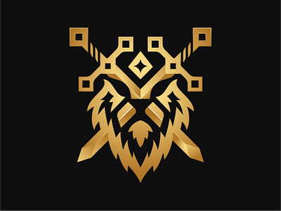 Lion Warrior Logo By Luluk Ainudin On Dribbble