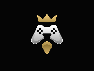 lion stick game animal apps brave crown design game gaming icon king lion logo playstation stick vector xbox