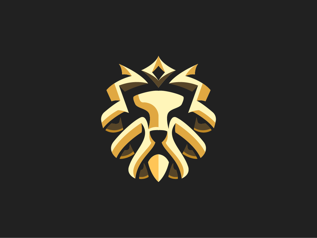King Lion Head Logos