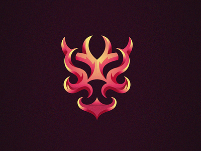 Fire Dragon Lion Logo animal brand design dragon fire lion logo