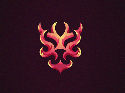 Fire Dragon Lion Logo