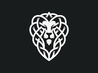 Lion animal armor brand design icon king lion logo logotype monogram vector