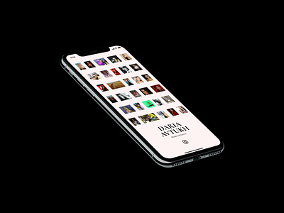 Modeling Showcase app design digital ios minimal minimalistic ui user interface visual