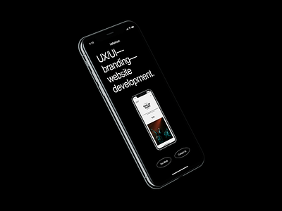 Agency Concept Website app creative design digital ios minimal minimalistic ui user interface visual