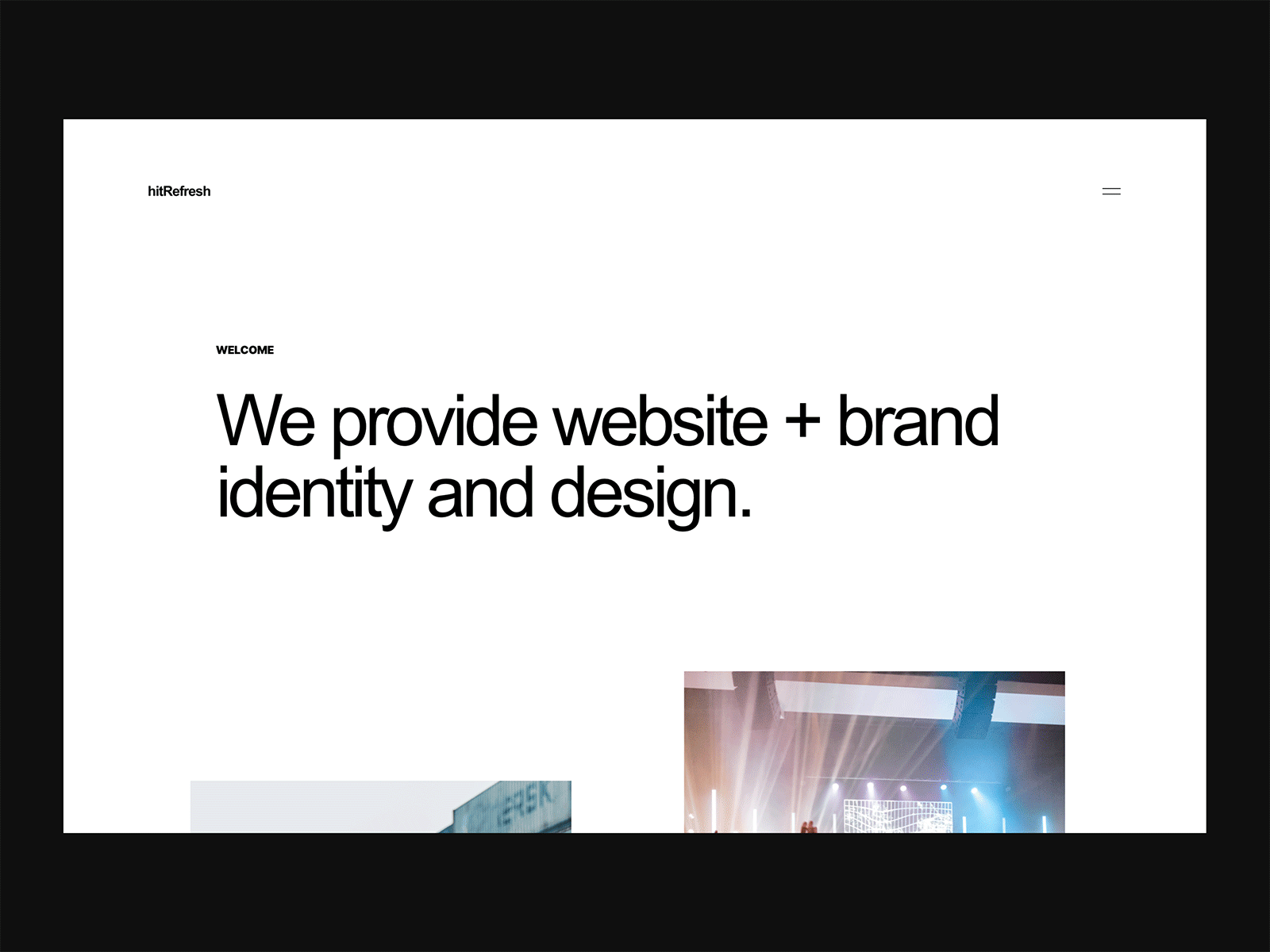 Website Refresh abstract agency branding design desktop digital graphic design interface minimal minimalistic ui user experience ux web page webdesign website website design white white space