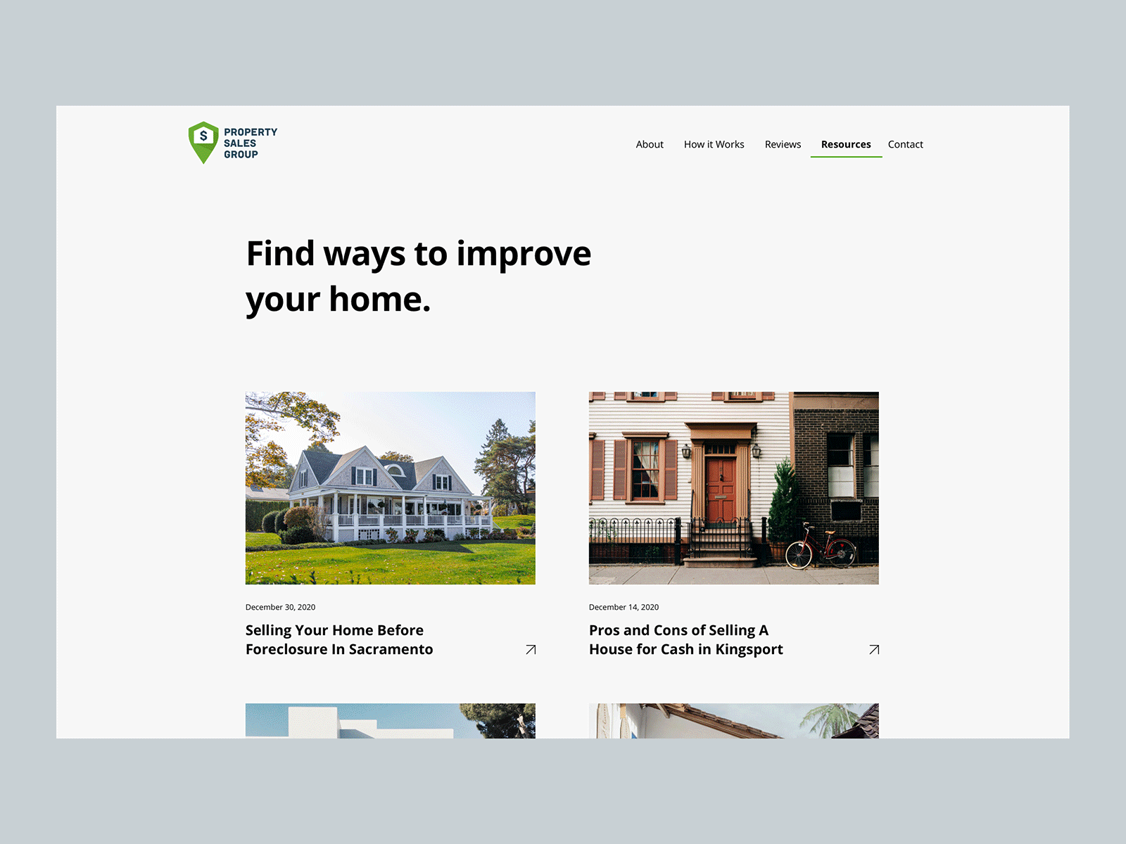 Real Estate site Grid by Vlad Radchenko on Dribbble