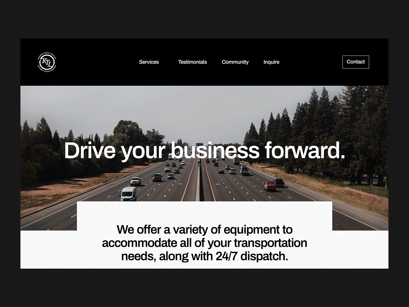 Logistics Website