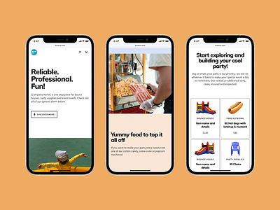 Mobile Landing Page app app design baby childcare children creative daycare explore family app games kids kids app learning minimal mobile mobile ui parents playground ui ux