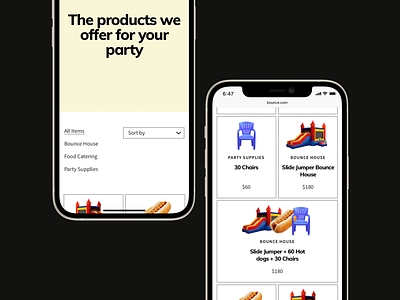 Inventory Mobile Page