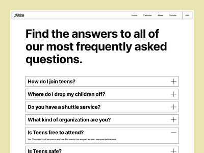 FAQ Page - Help Center answer answers asked collapse expand faq flat design frequently asked questions help help center help desk help page minimal paragraph question text ui ui design ux website