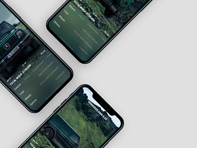 G63 Configurator 360 app cars creative digital ios mercedes minimal ui user interface ux