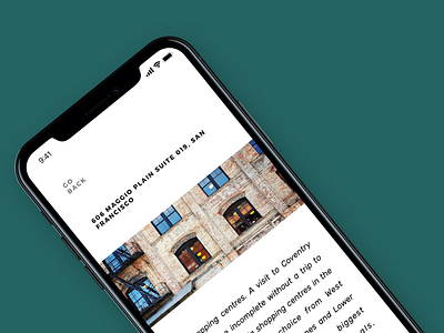 Ace Realtors design digital font heading home ios minimalistic realtor ui user interface white