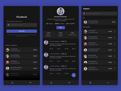 Cloutbook - Mobile app for BitClout