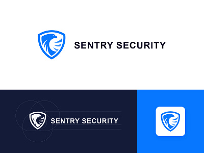 Sentry Security logo design graphic design logo