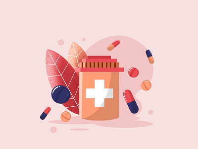 Pharmaceutical Illustration 2d character dribbble flat design icon illustration inspirations medicine minimal pharmaceutical pharmacy shot simple vector