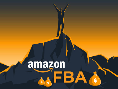 Amazon FBA 2d amazon design dribbble fba flat design graphic design illustration inspirations shot ui vector