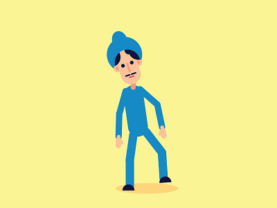 Zac Farro of Paramore 2d branding character dribbble icon identity inspirations shot simple vector