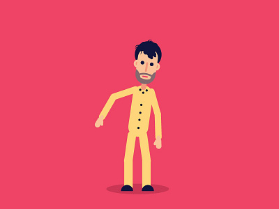 Taylor York of Paramore 2d branding character dribbble icon identity inspirations shot simple vector