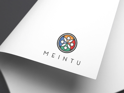 Meintu Logo branding 2d branding business card envelope icon letterhead logo minimal modern palette