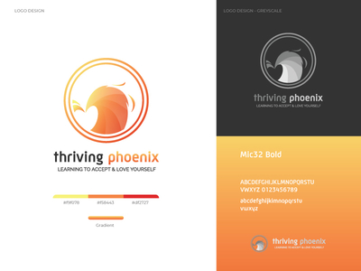 Thriving Phoenix Logo Brand app branding dribbble icon identity illustration inspirations logo minimal shot typography vector
