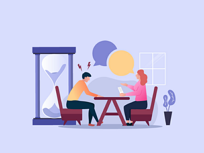 Marriage Counseling and Therapy 2d character counseling dribbble flat design inspiration landing page marriage shot therapy uiux vector