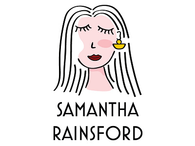 Samantha Rainsford Logo design illustration logo vector