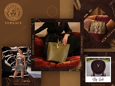 Versace Social Media Redesign