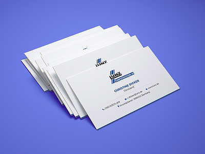 Lunz Business Card Design business card clean creative f1digitals minimal modern professional visiting